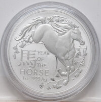 Runde Münze mit geprägtem Pferd-Motiv,...