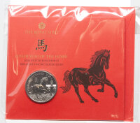 Runde Münze mit geprägtem Portraitprofil-Motiv,...