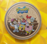 Tuvalu 1 Dollar 2025 - Spongebob Schwammkopf - Coincard