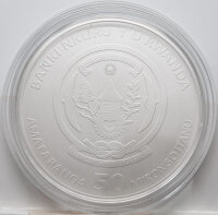 Ruanda 2025 50 RW Francs - Sporting Ounce® - Radsport - 1 Unze Silber - 80 mm - reverse proof