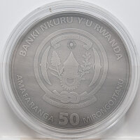Ruanda 2025 3 x 50 RW Francs - Sporting Ounce® - Radsport - Silber Set