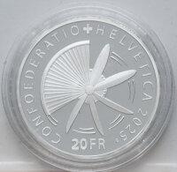 Schweiz 20 Franken 2025 - Luftfahrt PP