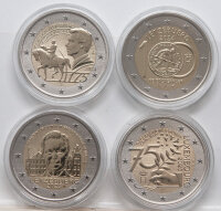 Luxemburg 4 x 2 Euro Satz 2024 - 2025 PP