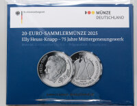 Runde Münze mit geprägtem Portraitprofil-Motiv,...