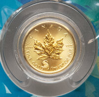 Kanada 5 Dollar 2026 - Treasured Maple Leaf - 1/10 oz Gold