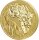 Goldmünze Ruanda 2026 – African Ounce 1/12 Unze BU – Motiv Tüpfelhyäne mit Wappen Ruandas.