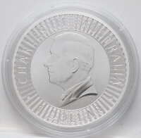 Australian Kangaroo 2026 – Porträt König Charles III, Umschrift AUSTRALIA • 1 DOLLAR, feine Rändelung