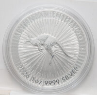 Springendes Känguru, umlaufende Linienstruktur,...