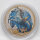 3 Euro-Münze Österreich 2026 „Der Hippokamp“ – farbig gestalteter Hippokamp vor Korallenriff mit blau-grünem UV-Effekt, Durchmesser 34 mm.