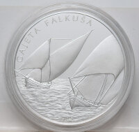 Kroatien 6 Euro 2025 - Gajeta Falkusa - 2 oz Silber PP