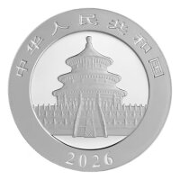 China 10 yuan 2026 - Panda - Silber 30 g