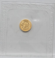 Münze China 10 Yuan 2026 Gold Panda – Goldmünze 1 g Feingold (.999) mit Pandamotiven und Himmelstempel Peking