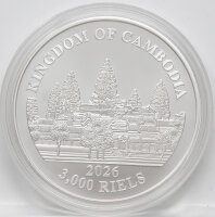 Kambodscha 3.000 Riels 2026 - Lost Tigers #5