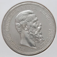5 Mark Preußen 1888 A – Silbermünze mit...