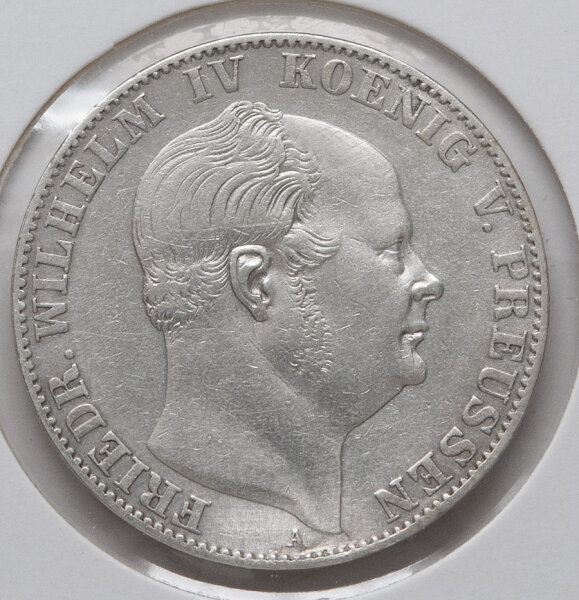 Taler 1830 Preußen, Friedrich Wilhelm III., Münzzeichen A, Silbermünze, Vorder- und Rückseite
