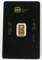 Germania Mint – 1/100 oz  Au 999,9 Gold Barren / Stamped Bar