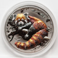 Niue 5 Dollar 2025 - Red Panda  - 2 Unzen High Relief
