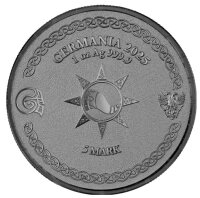Germania 5 Mark 2025 - Ragnarök Heimdall 1 oz Black Silver BU