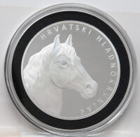 Kroatien 4 Euro 2025 - Kroatisches Kaltblut - 1 oz Silber PP
