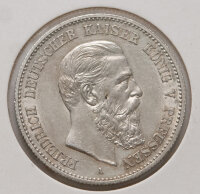 2 Mark 1888 A Preußen – Porträt Kaiser...