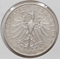 Frankfurt 2 Gulden 1848, Rückseite mit...