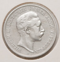 2 Mark 1902 A Silbermünze mit Porträt Kaiser...