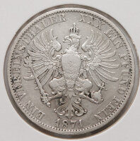 Vereinstaler 1871 – Preußischer Adler mit...