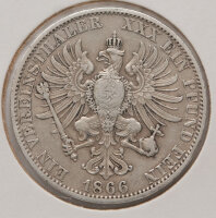 Vereinstaler 1866 – Preußischer Adler mit...