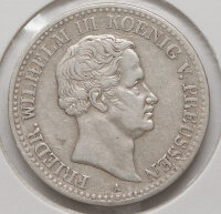 Ein Taler 1831, Porträt von Friedrich Wilhelm III.,...