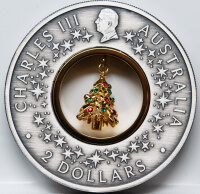 Australien 2 Dollar 2025 - Santa´s Workshop - antik