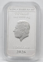 Tuvalu 1 Dollar 2026 - Stranger Things - Season 2 - 1 oz Silber