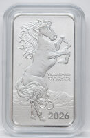 Perth Mint Lunar Horse 2026 1 oz Silber Rectangular Coin,...