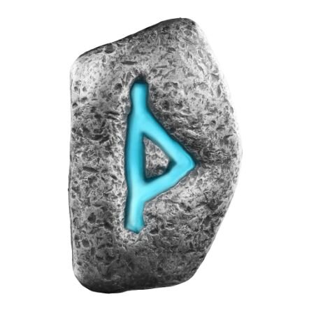 „Thurisaz Rune 2025 Silber, 1 oz Feinsilber (31,10 g), tief reliefgeprägt, limitierte Motivprägung der Germania Mint im original Box.“