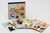 Frankreich 4×5 Euro Münzsatz „180 Jahre SPA“ mit Tiermotiven Hund, Katze, Pferd und Hase in Original-Sammelbox der Monnaie de Paris.