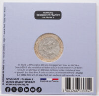 Frankreich 5 Euro 2025 - 180 Jahre SPA - Pferd