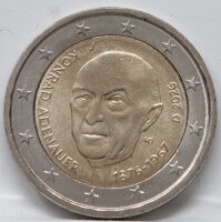 Deutschland 2 Euro 2026 Konrad Adenauer mit...