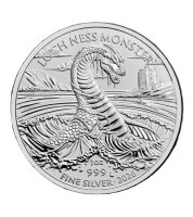 UK 2 Pfund 2026 Legendary Creature Loch Ness Monster...