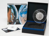 Frankreich 25-Euro-Silbermünze 2025 „Weltraum-Odyssee“ aus 2 oz Feinsilber in Polierter Platte in Original-Schatulle der Monnaie de Paris.