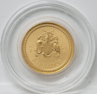 Barbados 1 Dollar 2025 - Trident - 1/10 oz. Gold