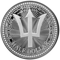 Barbados Half Dollar 2025 „Trident“ 1 oz...