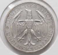 Rückseite mit Reichsadler der Weimarer Republik,...