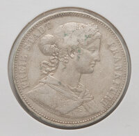 Nahaufnahme der Vorderseite des Frankfurter Vereinstalers...