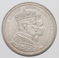 Nahaufnahme der Vorderseite des preußischen...