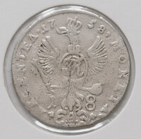 Rückseite mit dem auf Feldzeichen sitzenden...