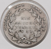 Rückseite mit dem charakteristischen Eichenkranz,...