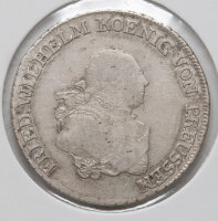 Vorderseite der preußischen 1/3 Taler-Münze...