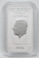 Tuvalu 1 Dollar 2026 - Stranger Things - Season 3 - 1 oz Silber