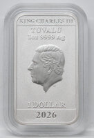 Tuvalu 1 Dollar 2026 - Stranger Things - Season 3 - 1 oz Silber