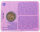Rückansicht der Coincard mit technischen Daten, Informationen zum Anlass und dem Hinweis auf die limitierte Sammlerauflage der Münzstätte Kremnica.