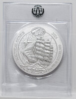 Motivseite der 1 oz Silbermünze Kruzenshtern 2026...